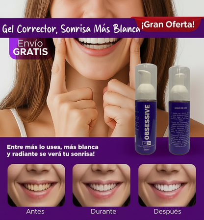 Obsessive - Gel correcctor para una sonrisa más blanca - TENDENCIA #1 EN CUIDADO DENTAL