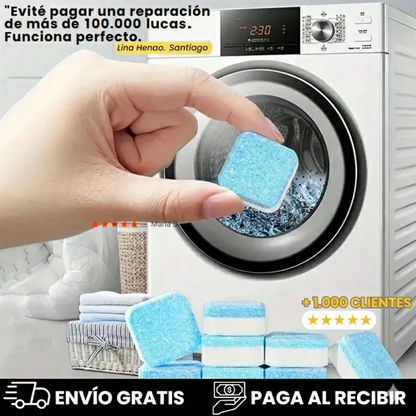Freshtub - OFERTA PACK 36 PASTILLAS -  Limpia y desinfecta tu lavadora