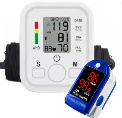 Kit Control Vital: Tensiómetro + Oxímetro